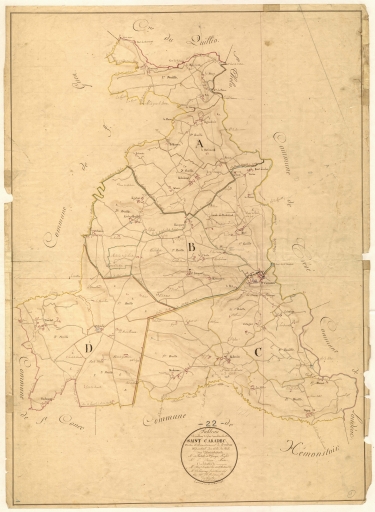 Tableau d'assemblage de 1828