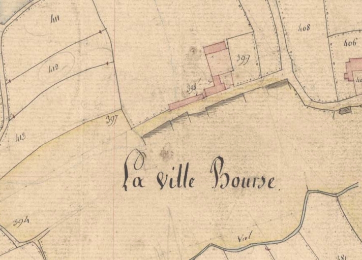 Extrait du cadastre de 1846 (AD 22) ; Extrait du cadastre de 1846 (AD 22)