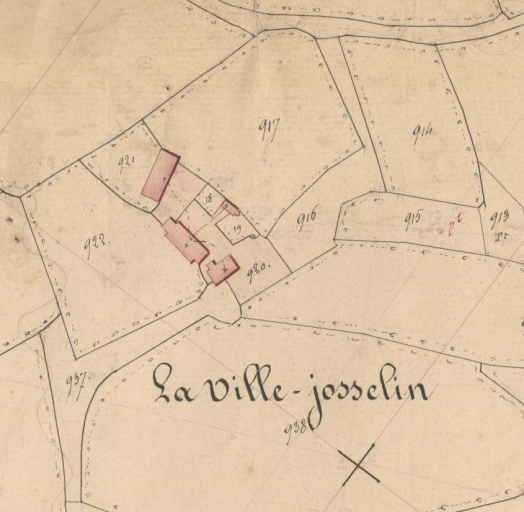 Extrait du cadastre de 1846 (AD 22)
