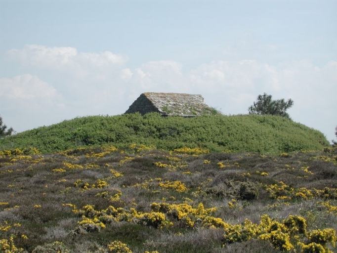 Vue générale du  corps de garde de Lanruen dans son environnement