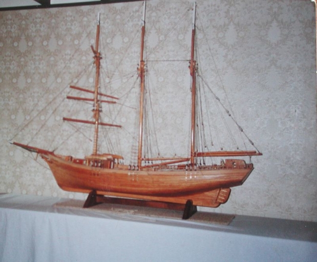 Vue générale de la maquette d'un Terre-Neuvier (Raymond Pays)