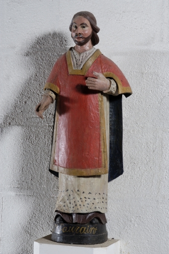 Statue de saint Laurent (?)