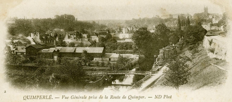 La vallée de l'Isole et les usines Savary et Rivière, vers 1900.