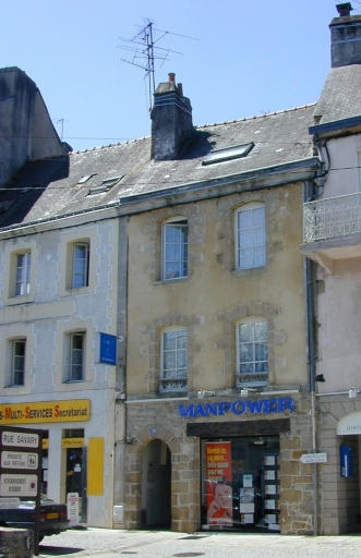 Maison : 2, rue Savary. Elévation est