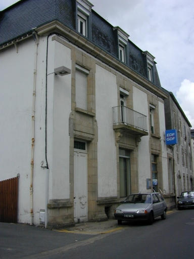 Maison : 3, rue Cornic Duchêne. Elévation sur rue