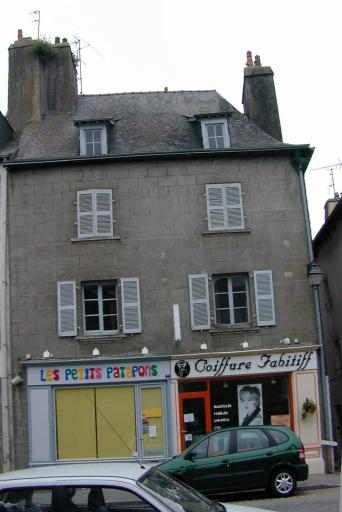 Maison : 7, rue Isole. Elévation nord