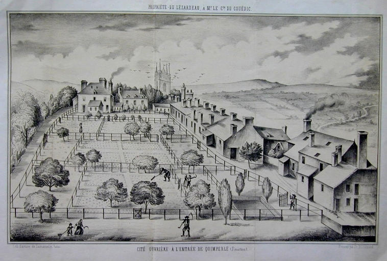 Cité ouvrière au nord de la ville.