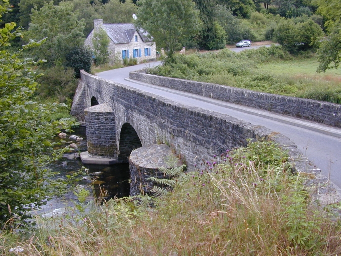 Pont sur l'Ellé (Pont du Diable) ; Vue générale vers le nord-est