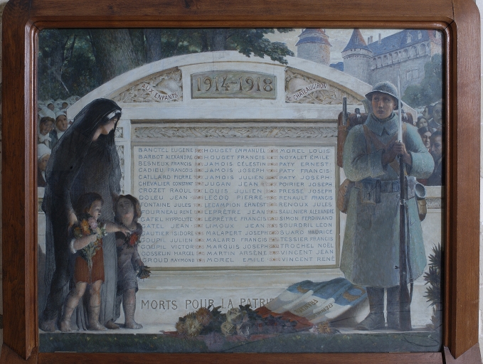 Tableau commémoratif des morts de la guerre 1914-1918