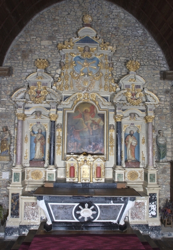 Vue générale du maître-autel