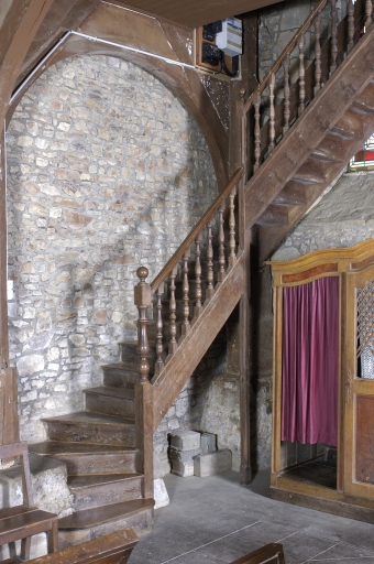 Escalier de la tribune