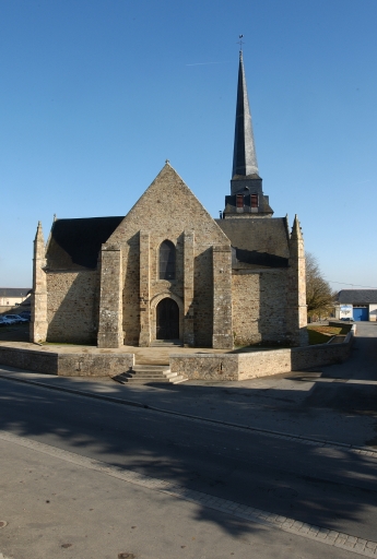 Vue générale de la façade ouest