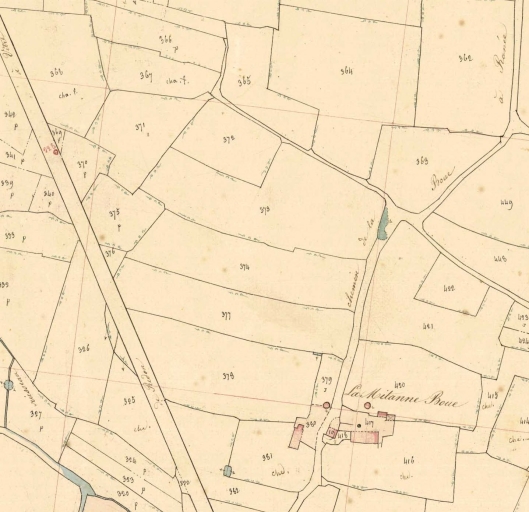 Extrait du cadastre de 1849
