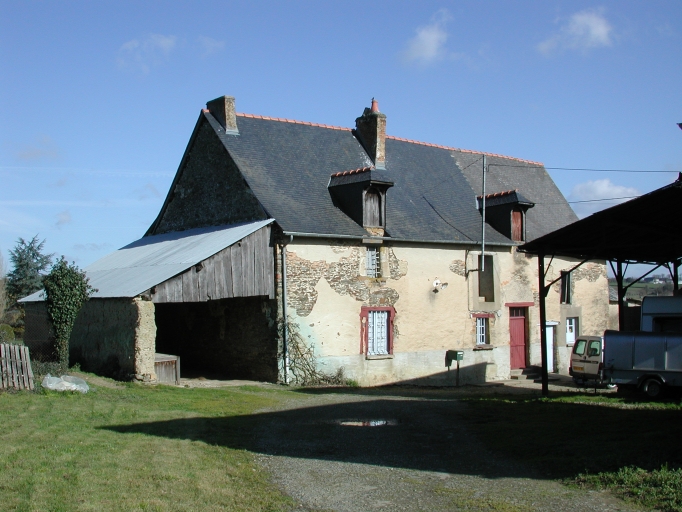 La Roncinais, ferme actuellement maison ; Vue générale Sud