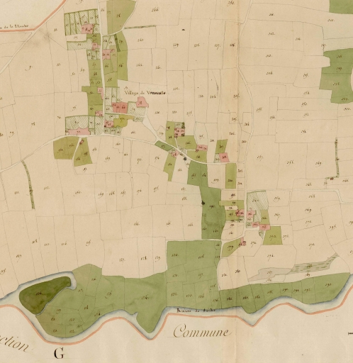 Extrait du cadastre ancien, 1808