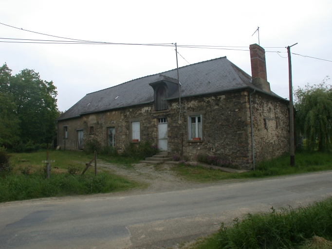 Vue générale ; Ferme, la Thiaulais