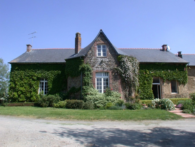 Le logis de la ferme de la Berthelais ; Logis, vue rapprochée