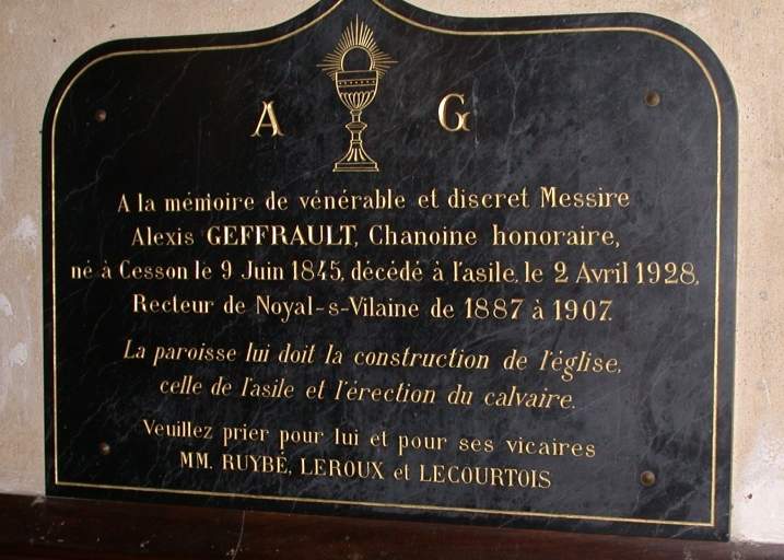 Plaque commémorative