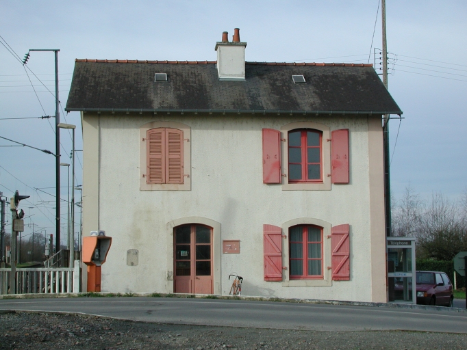 Vue générale est ; La gare