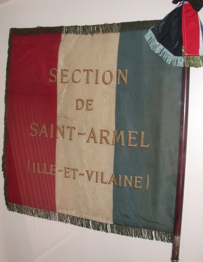 Vue générale ; Drapeau des anciens combattants de la guerre 1914-1918 : vue générale