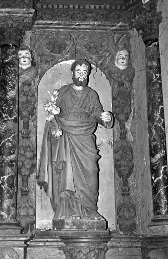 Statue (2) (petite nature) : Saint Joseph ; Groupe de sainte Anne et la Vierge
