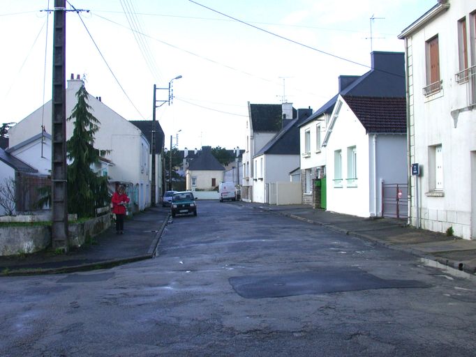 Vue d'une partie de la rue de Nomeny.