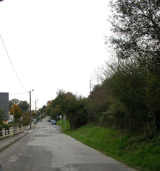 Vue générale prise vers l'ouest, état en 2004.