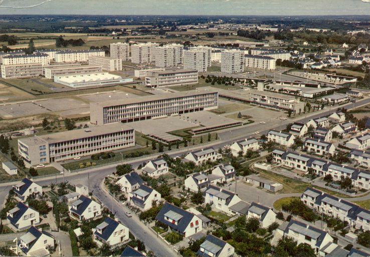 Vue aérienne sud-est.