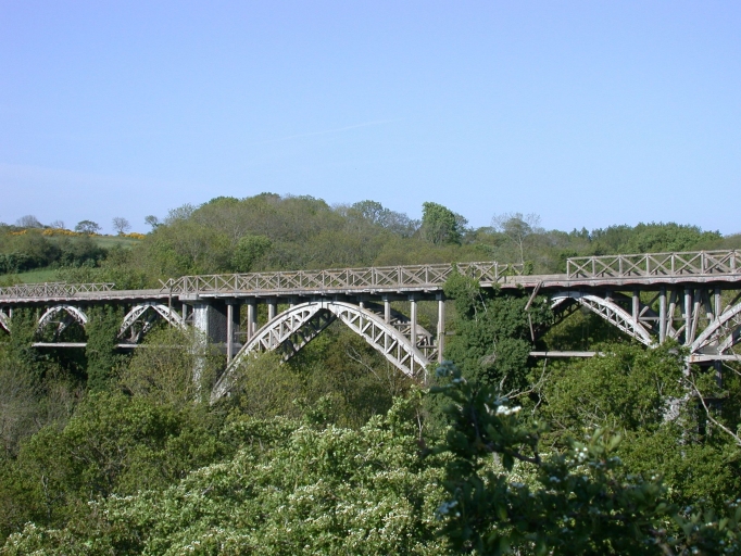 Vue générale ; Plévenon, le viaduc de Port-Nieux (Louis Harel de La Noë, ingénieur en chef départemental des Ponts et Chaussées)