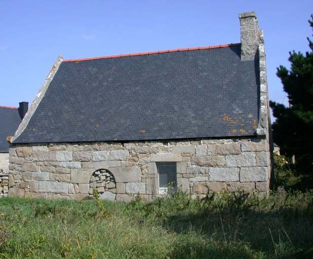 Vue générale ; Pleumeur-Bodou, l'Ile-Grande. Logis (17ème siècle)