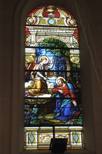 Baie 1 : Le Christ et l'Ange