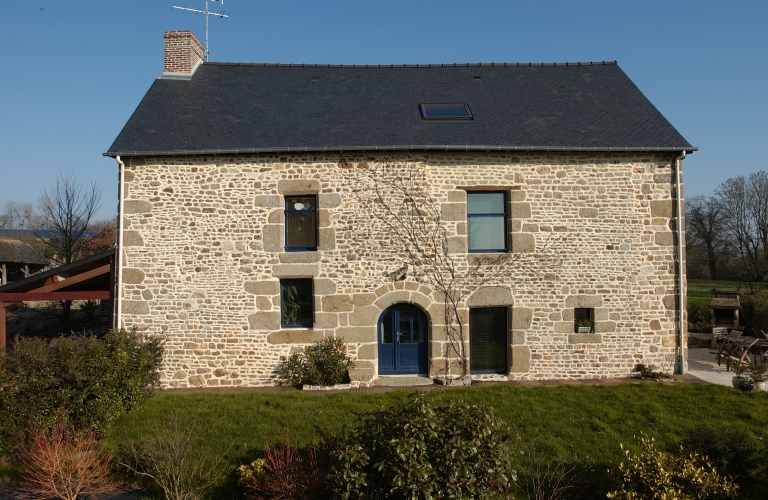 Ancienne ferme du hameau de la Godais ; Vue générale ouest ; Ferme de la Godais