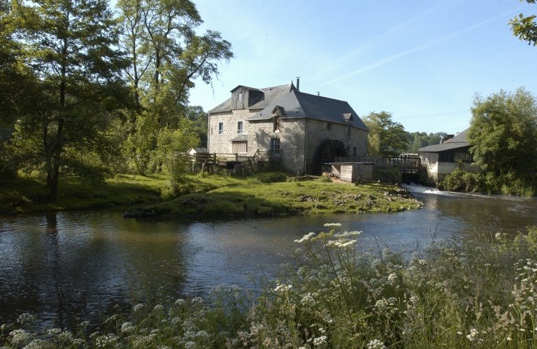 Vue générale du moulin de Guémain