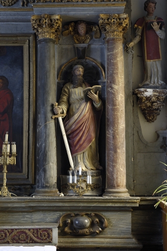 Statue du maître-autel : Saint Paul