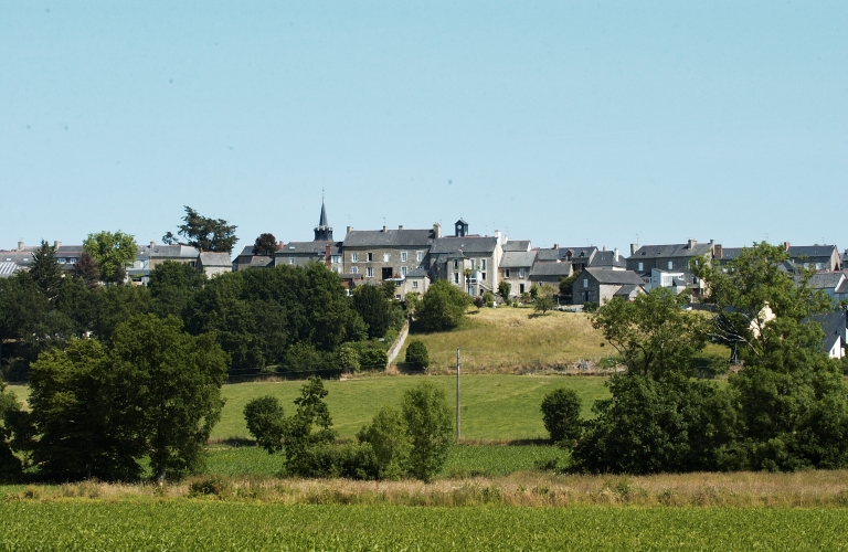 Vue générale sud du village