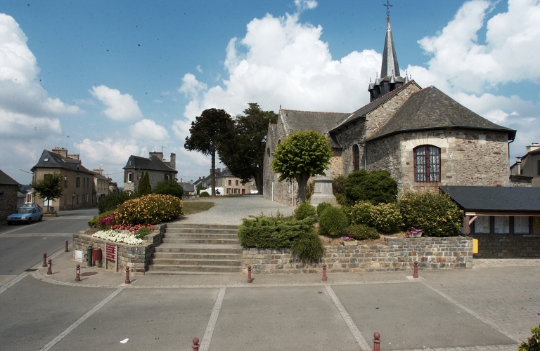 Vue est de l'église