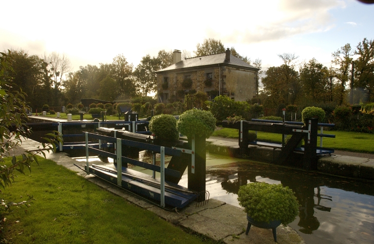 L'écluse de Ville Morin ; Vue générale