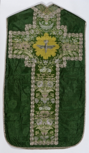 Dos de la chasuble : vue générale