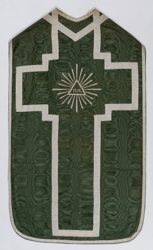 Dos de la chasuble : vue générale