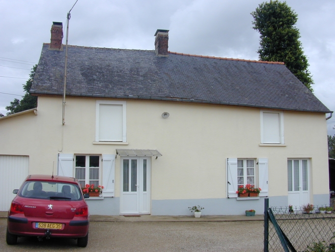 Alignement de deux habitations à la Sablonnière ; Alignement de deux logis ; Bâtiment à deux unités d'habitation à la Sablonnière