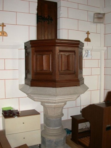 Vue générale de la chaire à prêcher