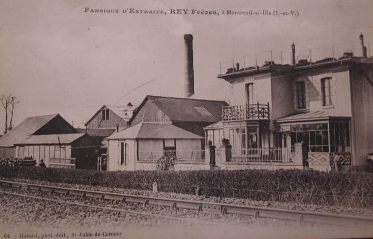 Usine de produits chimiques (usine d'extraits tannants) Rey frères, rue des Usines (Montreuil-sur-Ille)