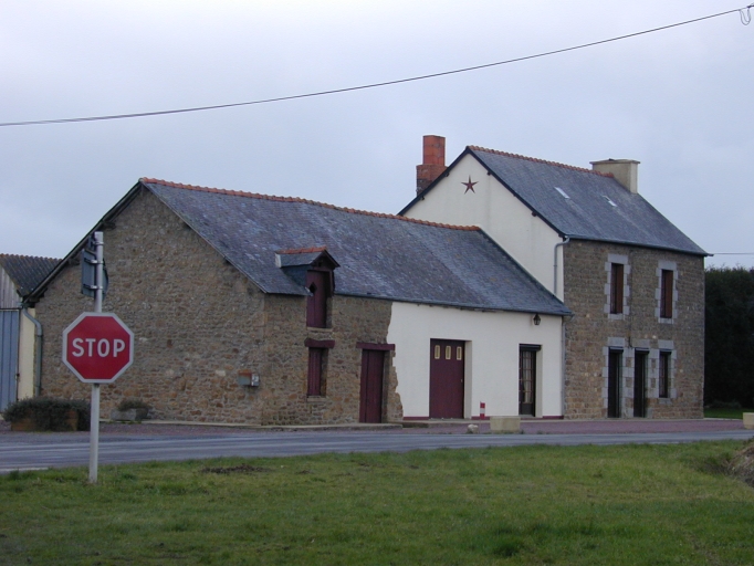 Vue sud-ouest de la ferme