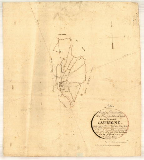 Le tableau d'assemblage du cadastre napoléonien, 1827