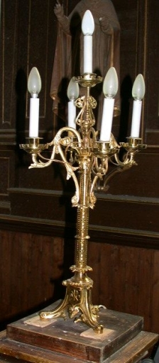Paire 4 de Chandeliers d'autel