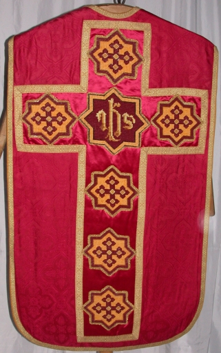 Dos de la chasuble