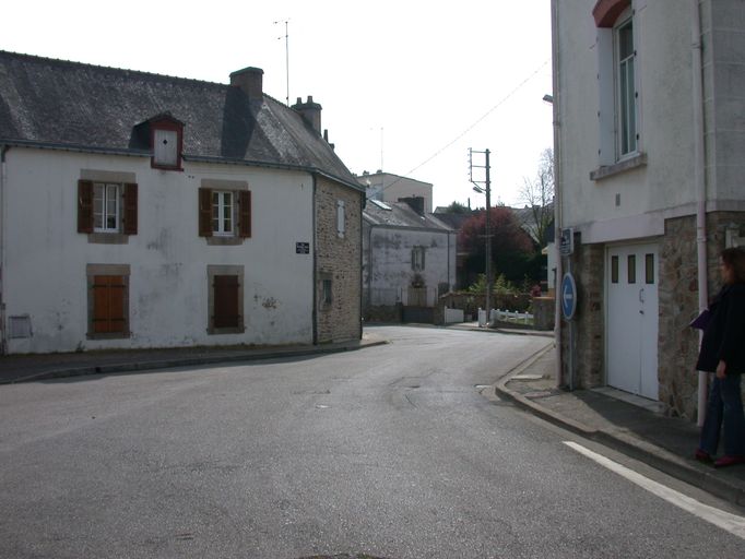 Vue nord-ouest de la maison.