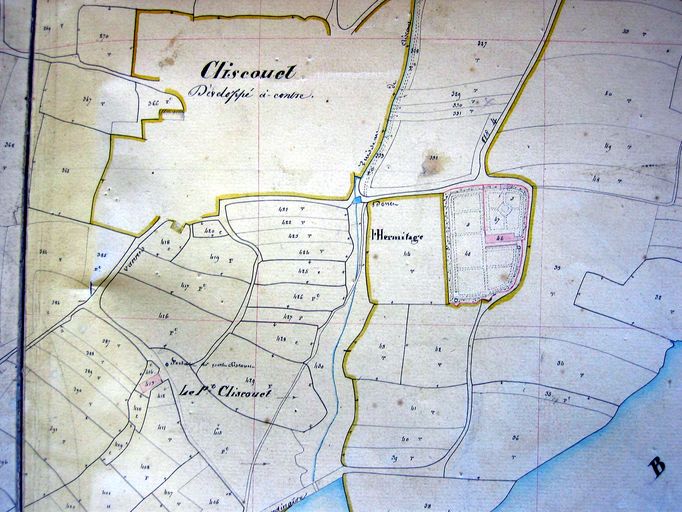 Plan cadastral de 1844. AD Morbihan 3P593.