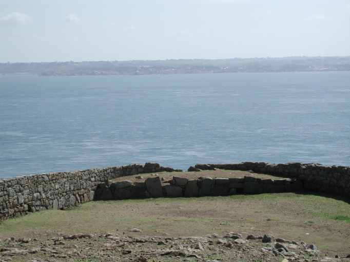 La batterie du fort de l'Île aux Moines