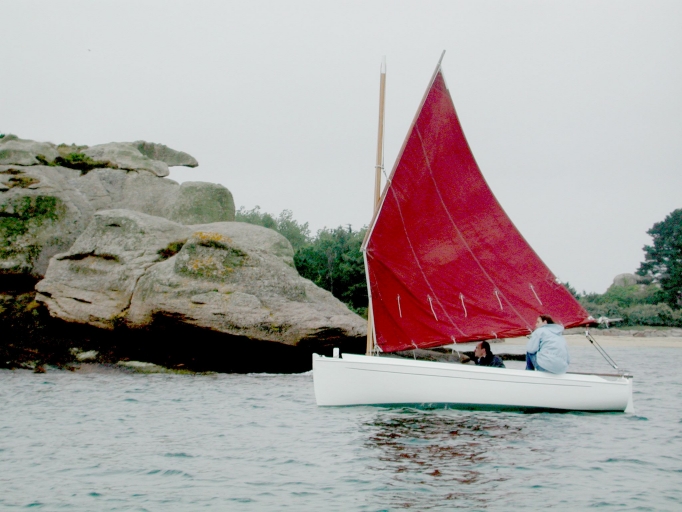 Vue générale sous voile